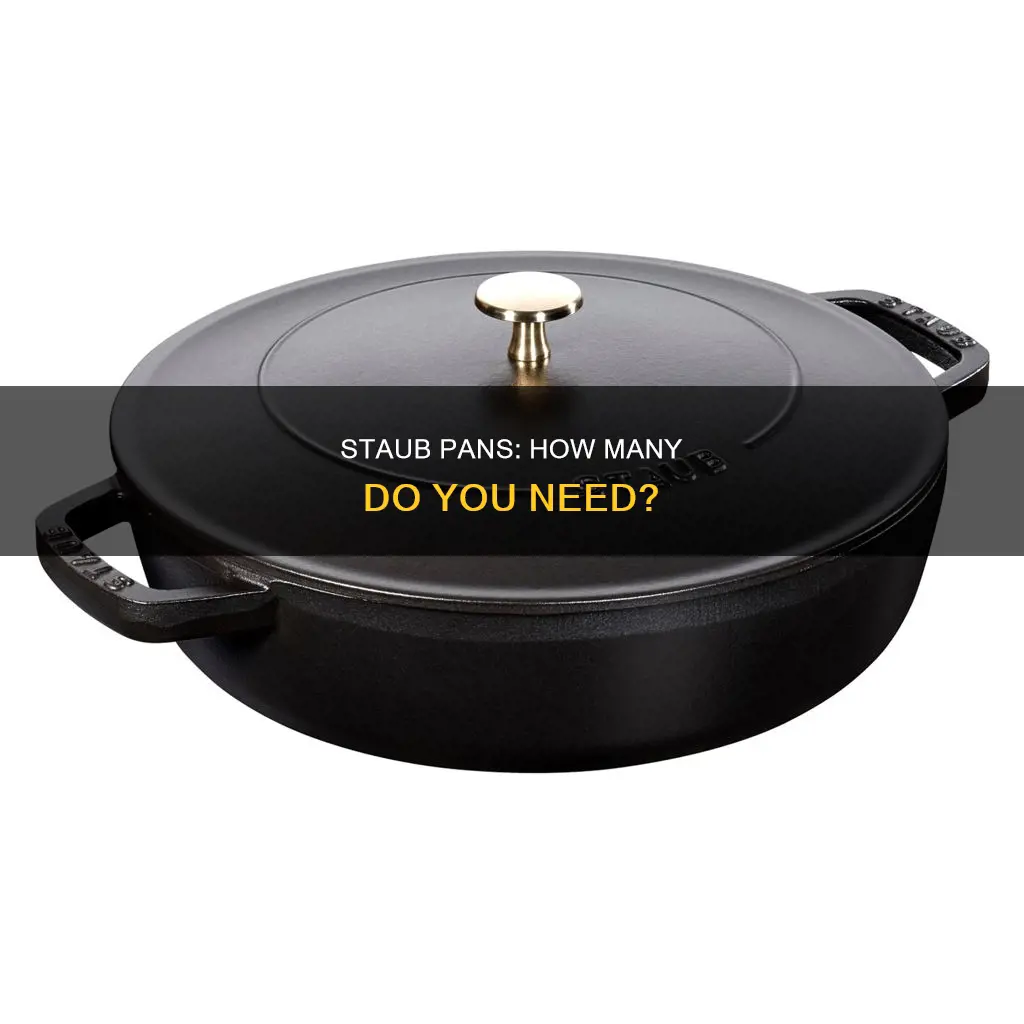 how many staub pans do I need