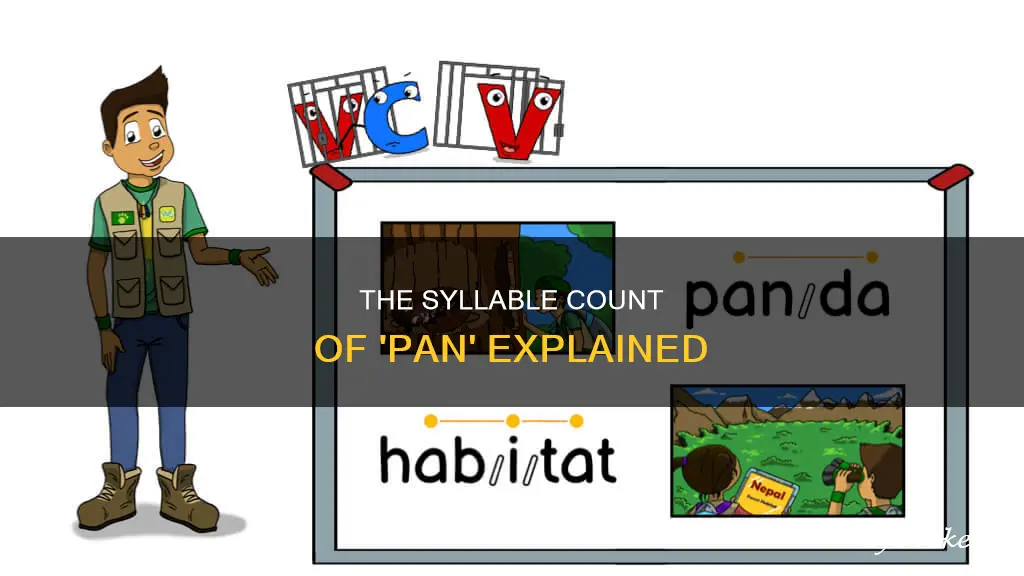 how many syllables in pan