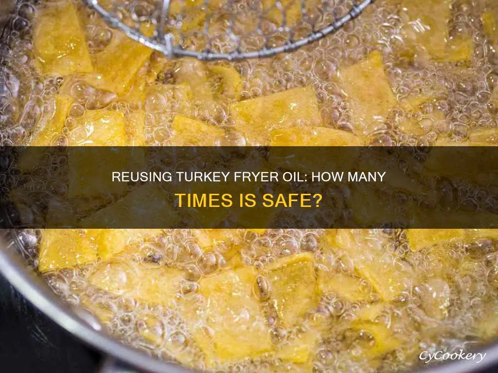 how many times can i reuse turkey fryer oil