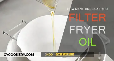 Fryer Oil: How Many Times Can You Filter It?