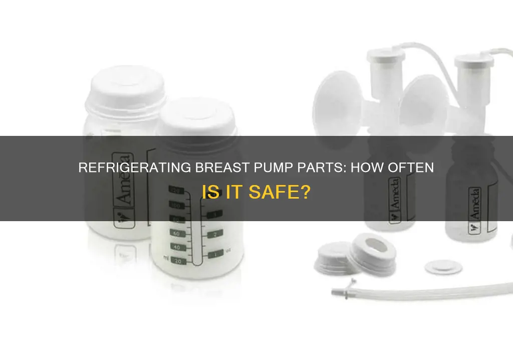 how many timws can i refrigerate breast pump parts