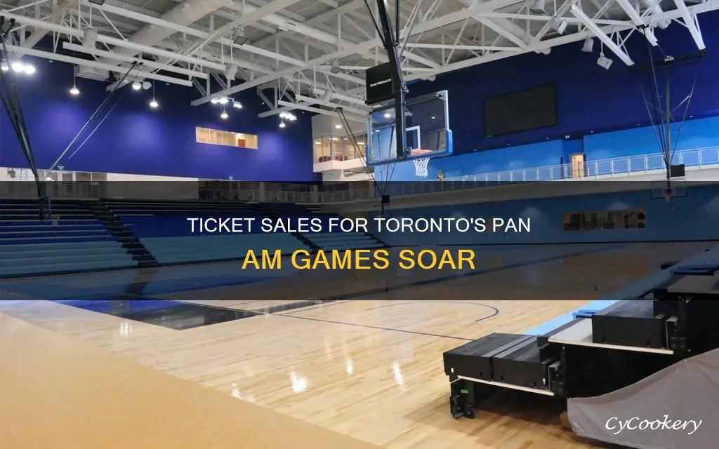 how many toronto pan am games tickets have been sold