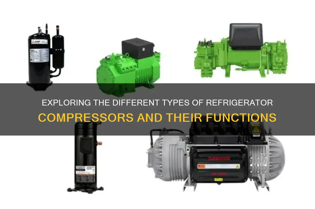 how many types of compressor in refrigerator