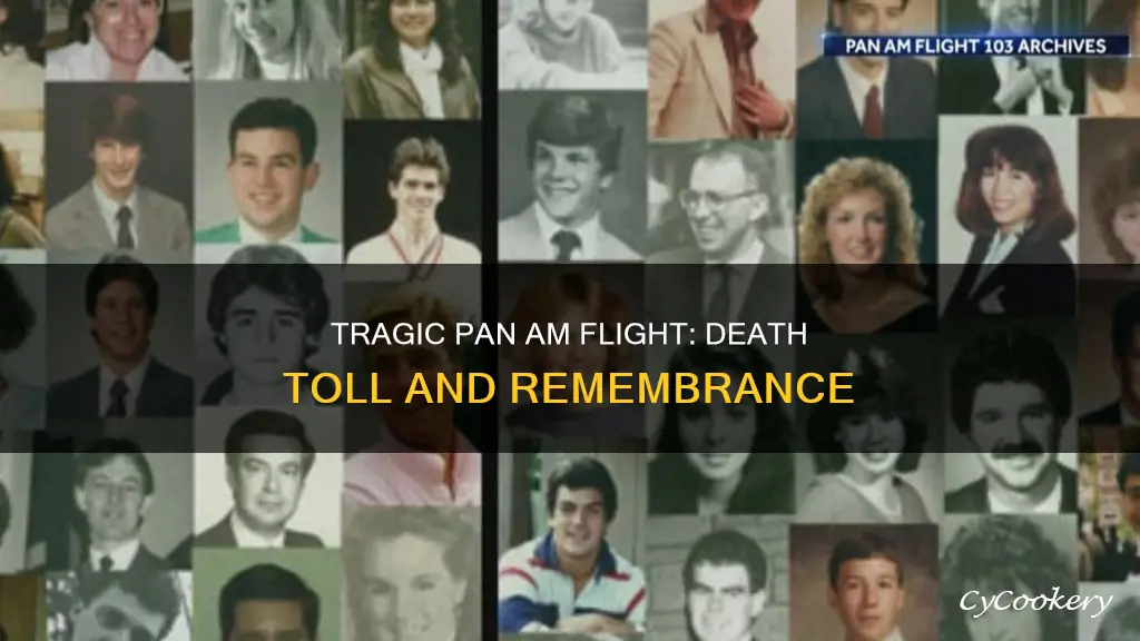 how many victims died in pan am flight