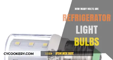 Refrigerator Light Bulbs: Understanding Their Standard Voltage Requirements
