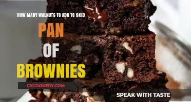 Walnut-studded Brownies: How Many Walnuts to Add?