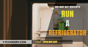 Choosing the Right Watt Inverter to Power Your Refrigerator Efficiently