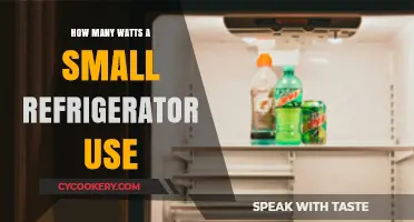 Small Refrigerator Wattage: Understanding Energy Consumption and Efficiency