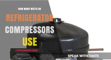 Refrigerator Compressor Wattage: Understanding Energy Consumption and Efficiency