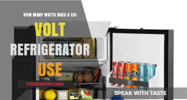 Understanding 115 Volt Refrigerator Power Consumption in Watts