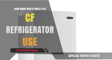 Energy Efficiency: Understanding 24 CF Refrigerator Wattage Usage