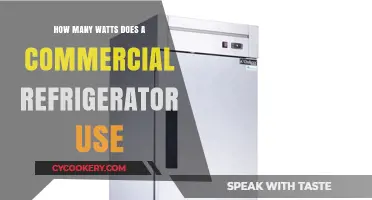 Commercial Refrigerator Power Consumption: Understanding Wattage Usage