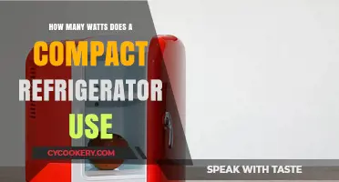 Compact Refrigerator Wattage: Understanding Energy Usage and Efficiency