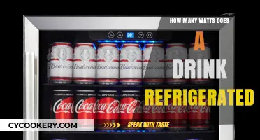 How Many Watts Does a Drink Refrigerator Typically Consume?