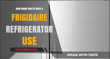 Frigidaire Refrigerator Wattage: Understanding Energy Consumption and Efficiency