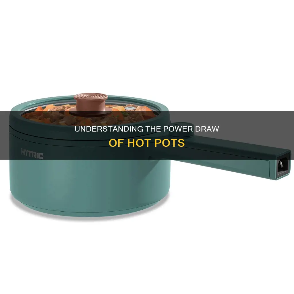 how many watts does a hot pot