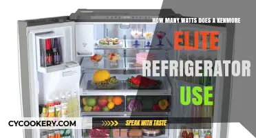 Kenmore Elite Refrigerator Wattage: Energy Usage Explained
