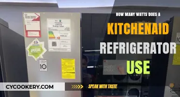 KitchenAid Fridge Wattage: Understanding Your Refrigerator's Energy Usage