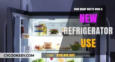 Energy-Efficient Refrigerators: Understanding Wattage Usage for Modern Models