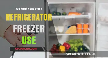 Refrigerator Freezer Wattage: Understanding Energy Consumption and Costs