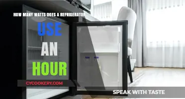Refrigerator Power Consumption: Understanding Hourly Watt Usage