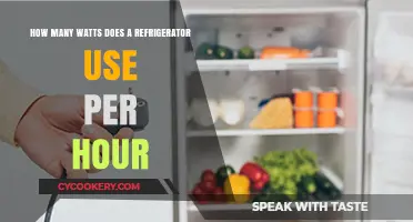 Refrigerator Power Consumption: Understanding Hourly Watt Usage