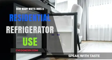 Residential Refrigerator Power Consumption: Understanding Your Fridge's Wattage Usage