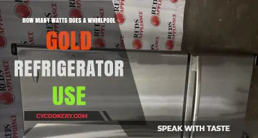 Whirlpool Gold Refrigerator Wattage: Energy Efficiency Explained