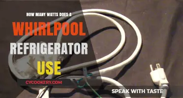 Whirlpool Refrigerator Power Consumption: Understanding Wattage Usage