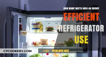 Energy Efficient Refrigerators: Wattage Usage and Savings Explained
