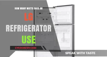 LG Refrigerator Wattage: Understanding Energy Consumption and Efficiency