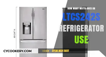 LTSC242S Refrigerator Power Consumption: Understanding Its Wattage Usage