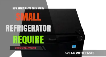 Danby Small Refrigerator Power Consumption: Understanding Wattage Requirements