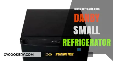 Danby Small Refrigerator Power Consumption: Watts Explained