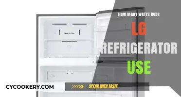 LG Refrigerator Wattage: Understanding Energy Consumption and Efficiency