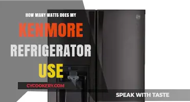 Kenmore Refrigerator Wattage: Understanding Your Fridge's Energy Consumption