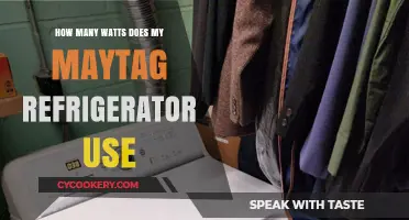 Maytag Refrigerator Wattage: Understanding Your Appliance's Energy Consumption