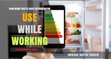 Refrigerator Power Consumption: Understanding Watts Usage While Operating