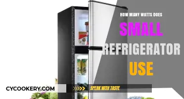 Small Refrigerator Wattage: Understanding Energy Consumption for Efficiency
