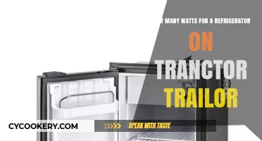 Optimal Wattage for Refrigerators in Tractor Trailers: A Practical Guide