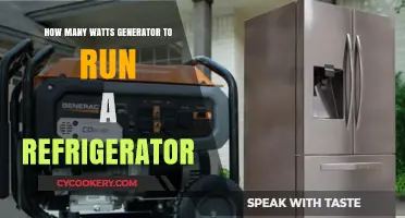 Choosing the Right Generator Wattage to Power Your Refrigerator