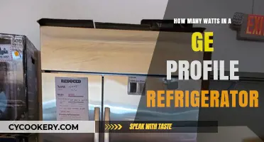 GE Profile Refrigerator Wattage: Understanding Energy Consumption