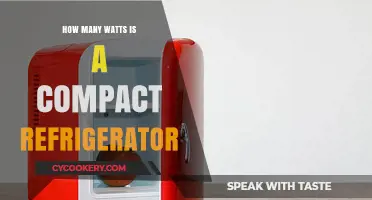 Compact Refrigerator Power Consumption: Understanding Wattage for Energy Efficiency
