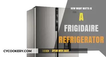 Frigidaire Refrigerator Wattage: Understanding Your Appliance's Power Consumption