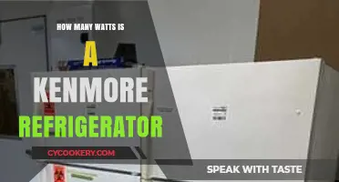 Kenmore Refrigerator Wattage: Understanding Your Appliance's Power Consumption