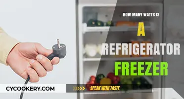 Refrigerator Freezer Wattage: Understanding Energy Consumption and Efficiency