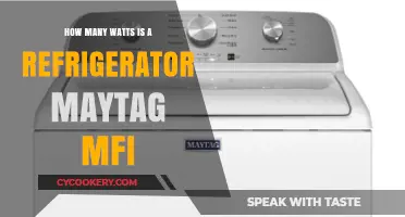 Maytag MFI Refrigerator Wattage: Understanding Energy Consumption