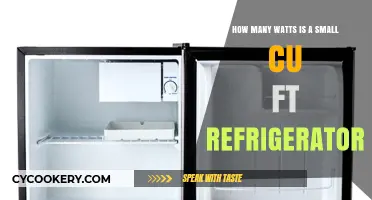 Small Refrigerator Wattage: How Much Power Does a Compact Fridge Use?