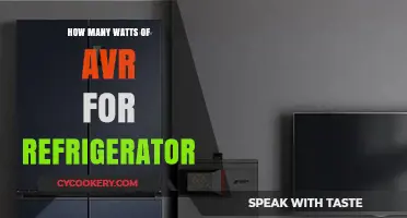 Choosing the Right AVR Wattage for Your Refrigerator: A Guide