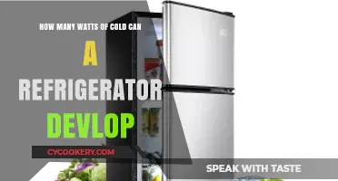 Understanding Refrigerator Cooling Power: Watts of Cold Explained